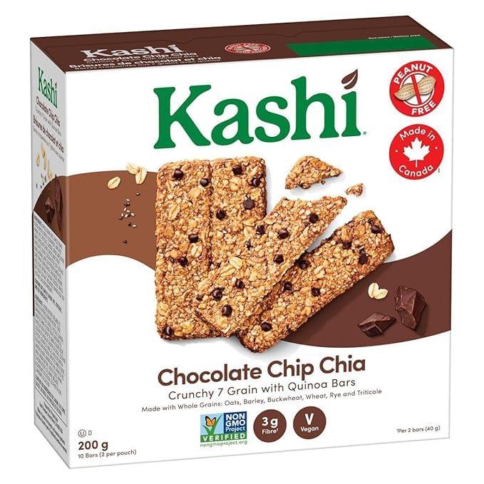 Generic Kashi Seven Grain with Quinoa bars Chocolate Chip Chia Non-GMO, 200g/7.1oz (Pack of 2) Shipped from Canada