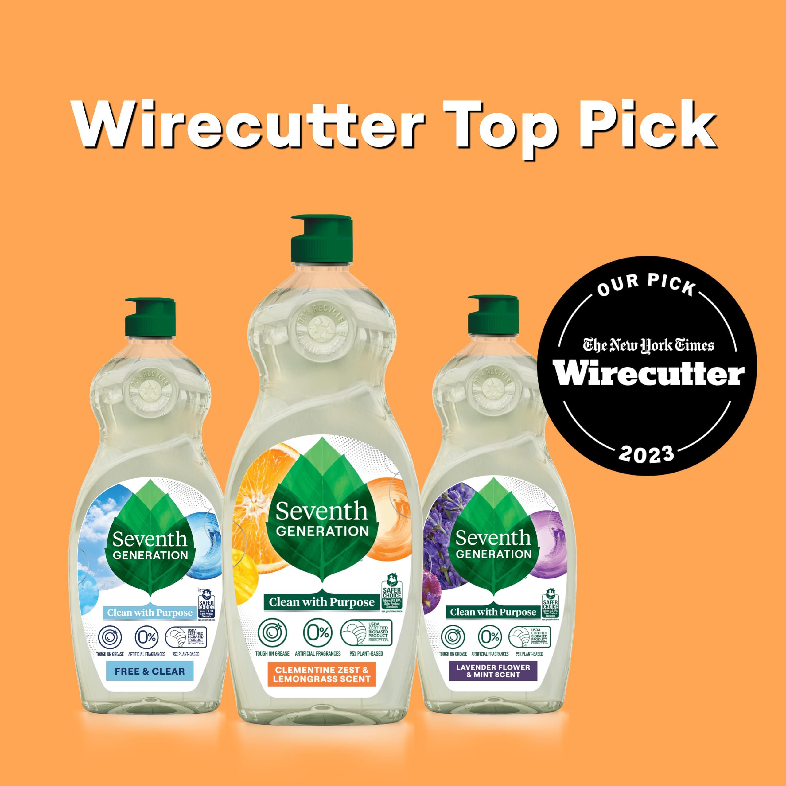 Seventh Generation Seventh Generation Hand Dish Wash Refill, Lemongrass & Clementine, 3pk 50z