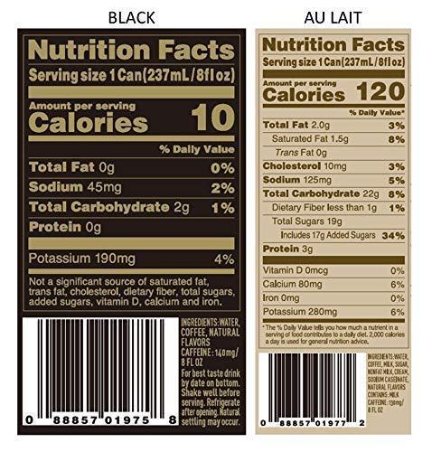 BOSS The US BOSS Bundle - Original Black 8oz 12 Pack and Au Lait 8oz 12 Pack Bundle