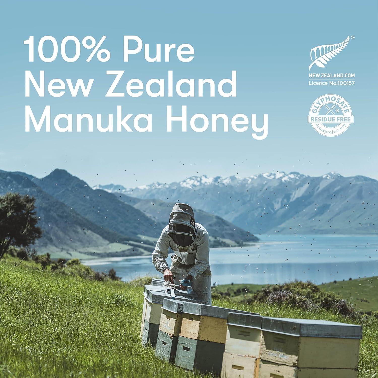 NEW ZEALAND HONEY CO New Zealand Honey Co. Raw Manuka Honey UMF 10+ | MGO 263+, 8.8oz / 250g