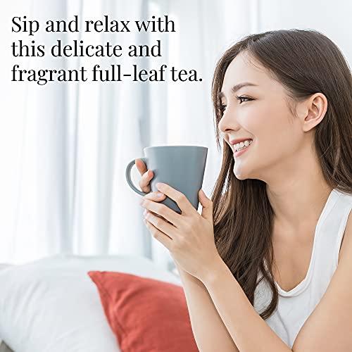 The Republic of Tea The Republic of Tea Jasmine Pearls Full-Leaf Loose Green Tea, 3.0 oz | Steeps 50 Cups | Caffeinated