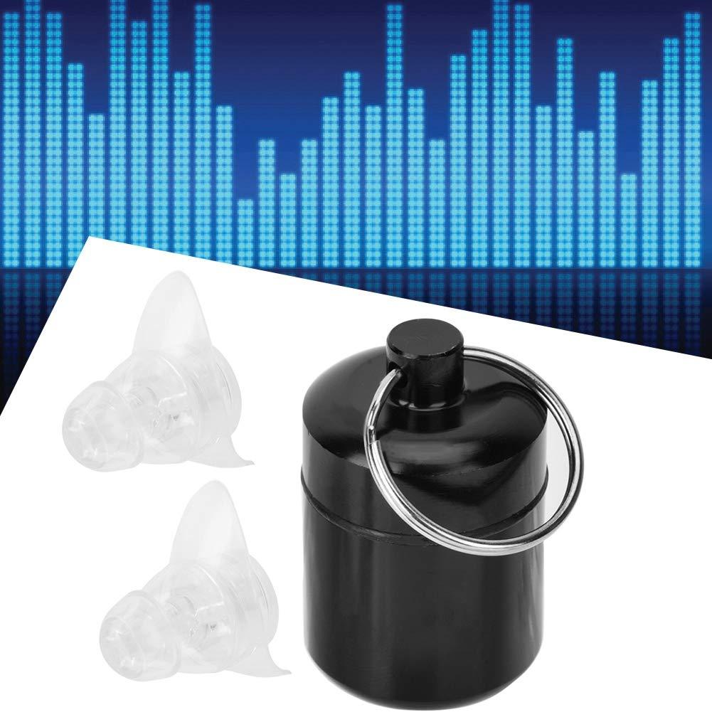 Sonew Sonew Ear Plugs Noise Reduction, High Fidelity 27dB Anti-Noise Earplugs Concert Music Festival Hearing (Ear Plugs +Box) (Clear)
