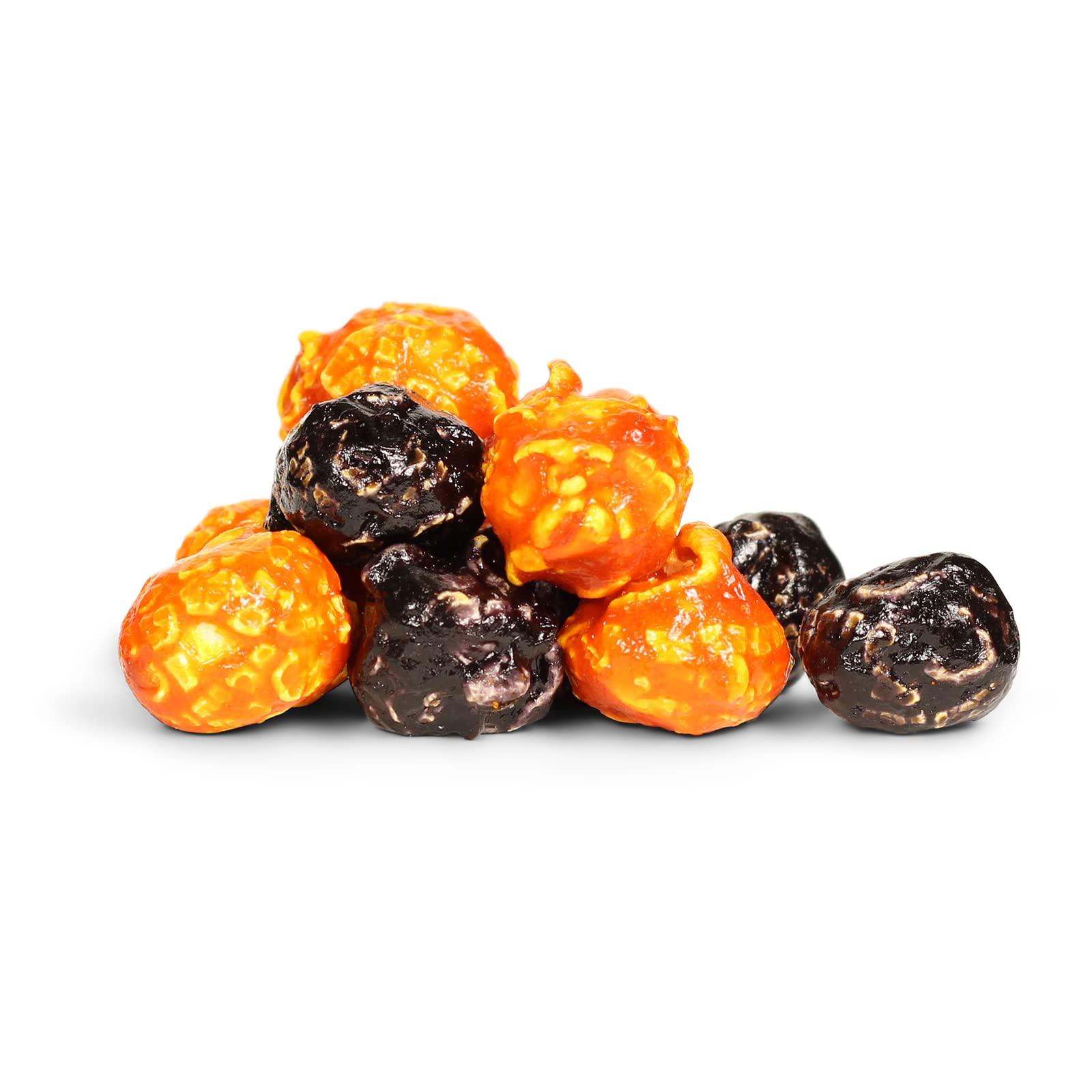 It's Delish Spooky Pop Halloween Black & Orange Popcorn by It's Delish, 1 lb Bulk Bag | Bulk Gourmet Air Popped Pop Corn Snack - Fruity Orange Themed Candy Confetti | Birthday Party, Events – Vegan, Kosher