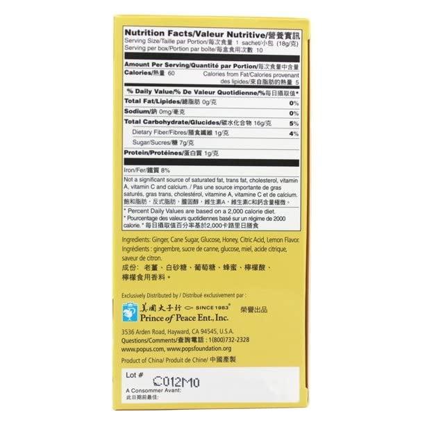 Prince Of Peace Prince Of Peace Tea Gingr Hny Crystals