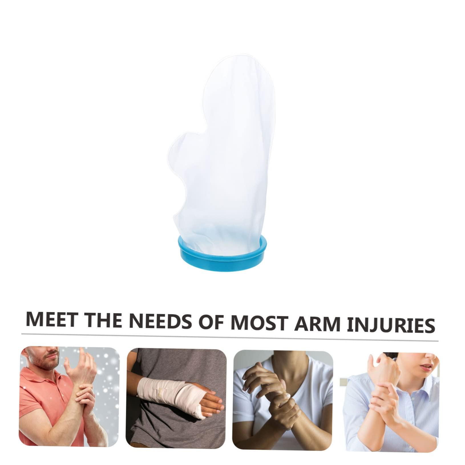 NOLITOY NOLITOY Waterproof Case Waterproof Cast Cover Plaster Shower Glove Shower Protector Hand Protector Waterproof Plaster Protector Arm Cover Take a Bath Silicone Safety Mask