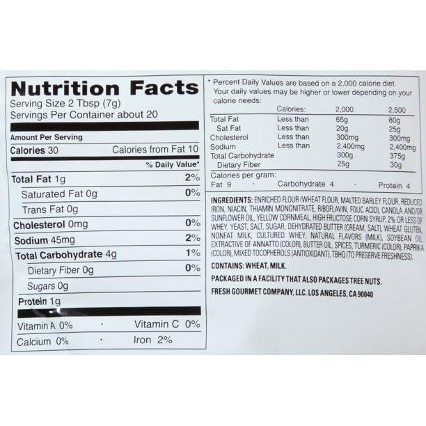 Fresh Gourmet Fresh Gourmet Premium Croutons, Sweet Butter Cornbread, 5 Ounce (Pack of 2)