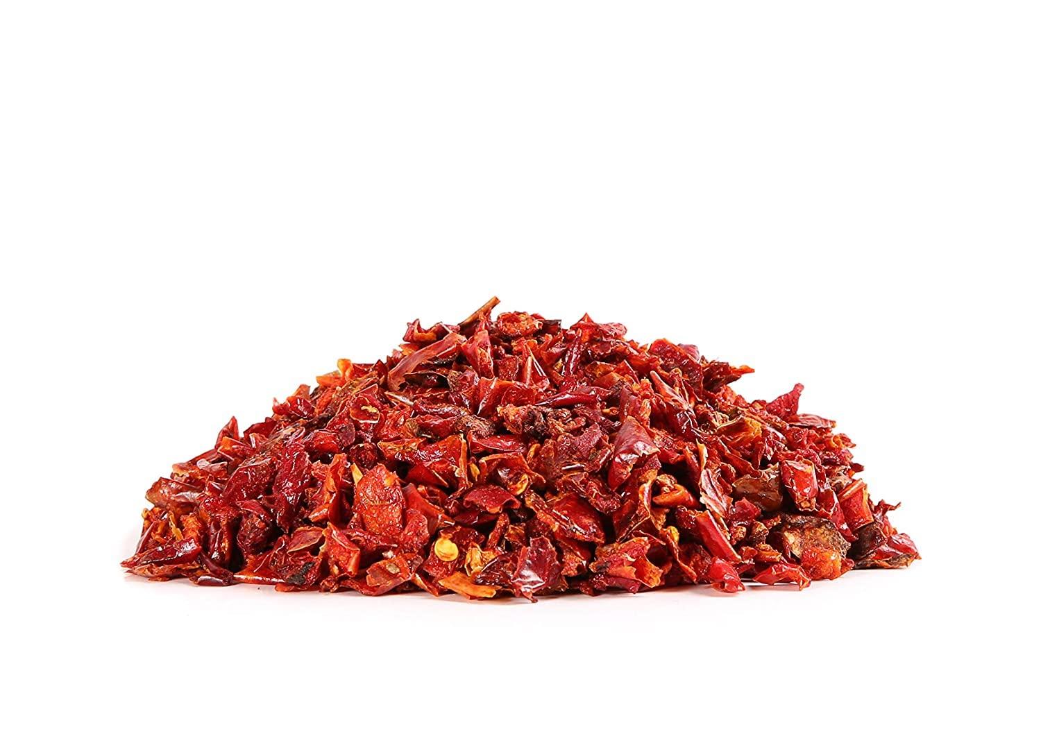 Gourmanity Gourmanity Dried Red Bell Peppers, Flavorful Diced Peppers Fresh and Appetizing, Perfect for Ramen Bae Ramen Toppings Soups Stir-Frys and Stews, All Natural, Resealable 4oz Bag.