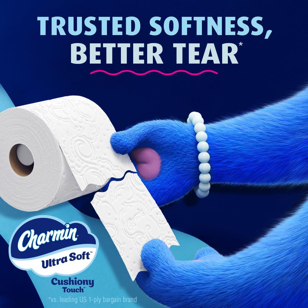 Charmin Charmin Toilet Paper Ultra Soft Cushiony Touch, 30 Family Mega Rolls = 153 Regular Rolls