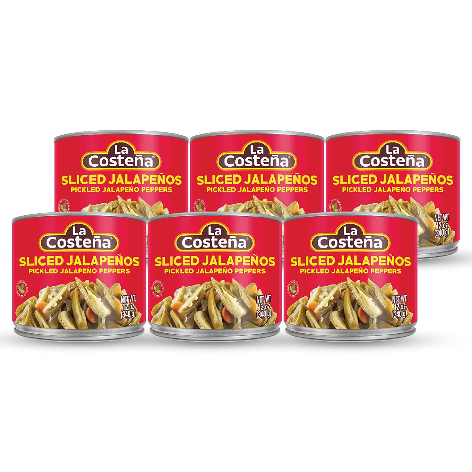 La Costeña La Costea Sliced Jalapeo Peppers 12 oz (6-Pack)