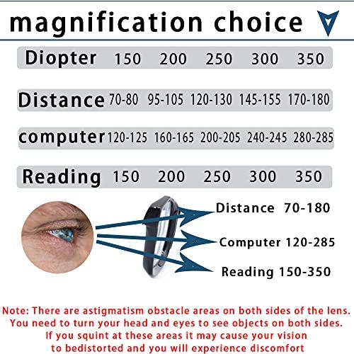 HIYANJN HIYANJN 3 Pack Progressive Multifocal Reading Glasses for Women Men Oprah style Blue Light Blocking Spring Hinger Readers