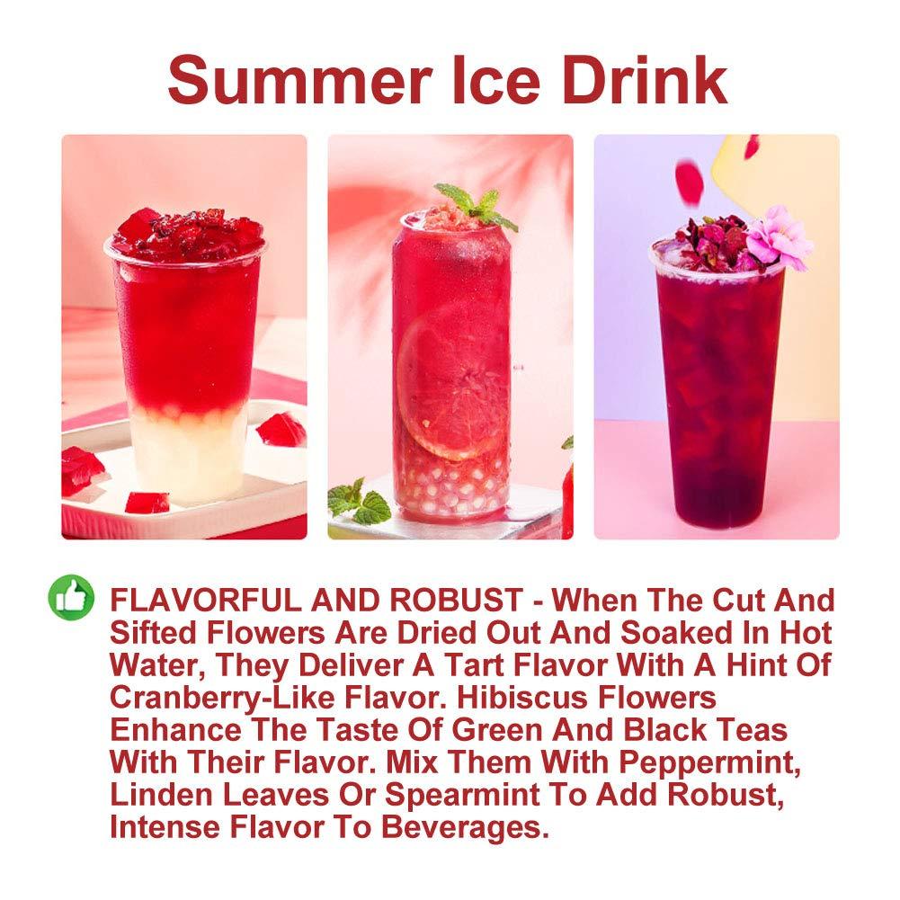 Plant Gift Plant Gift Roselle Hibiscus, Hibiscus Tea, Hibiscus Flowers Roselle Tea, 100% Natural Roselle Whole Flowers - Non-GMO - Caffeine-free - 50G/1.76oz