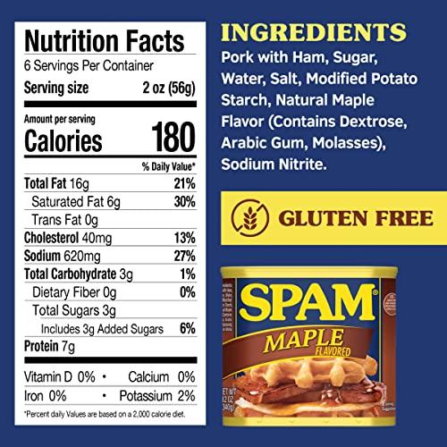 SPAM SPAM Maple, 12 oz. can