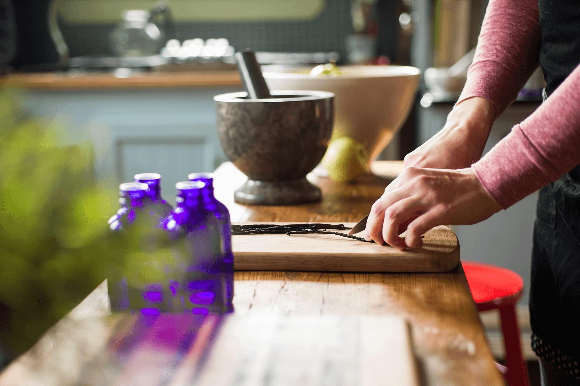 Red Rooster Coffee Roaster JT Copper, Vanilla Bean Syrup, 16oz Bottle