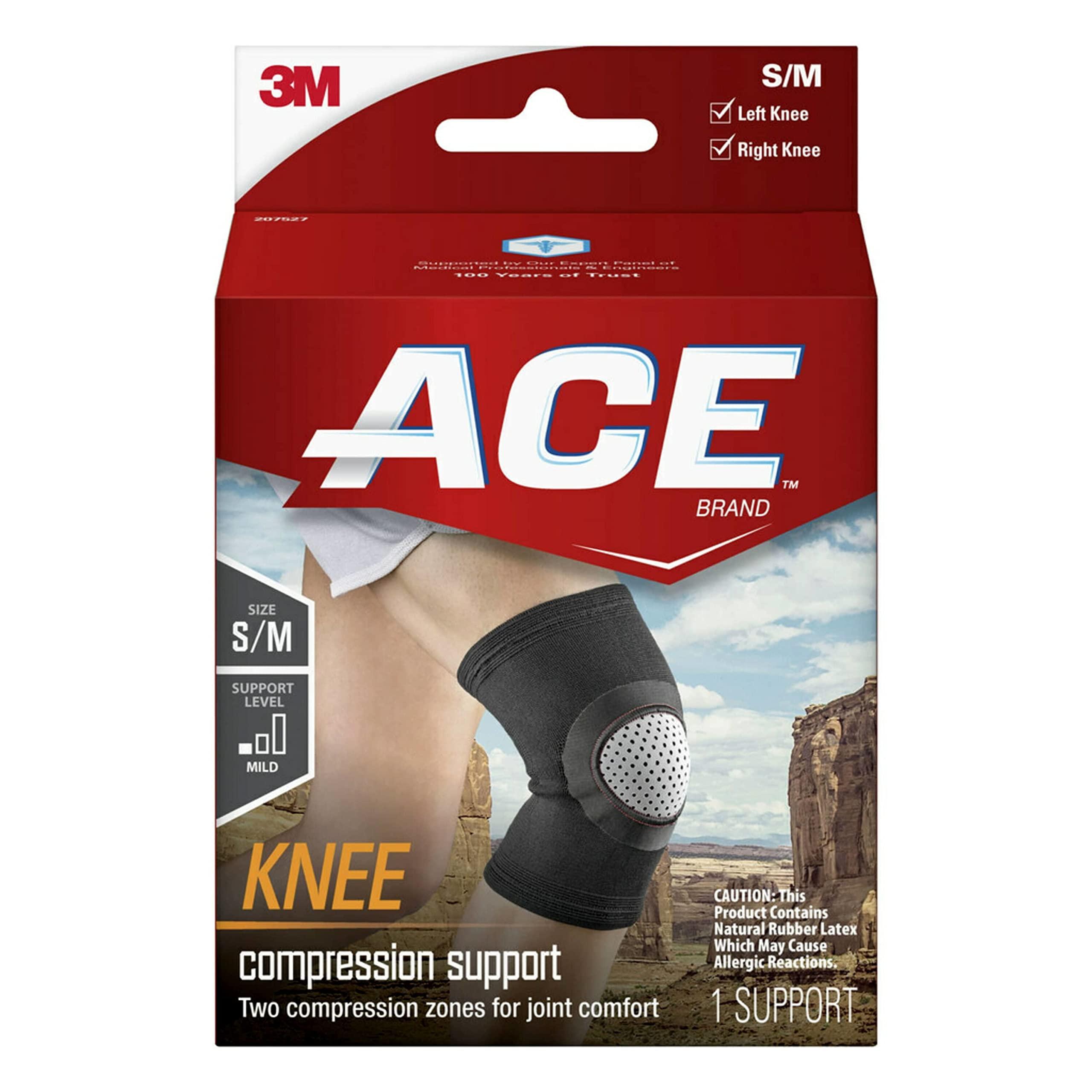 ACE ACE Compression Knee Support Neoprene, Small/Medium (Pack of 3)