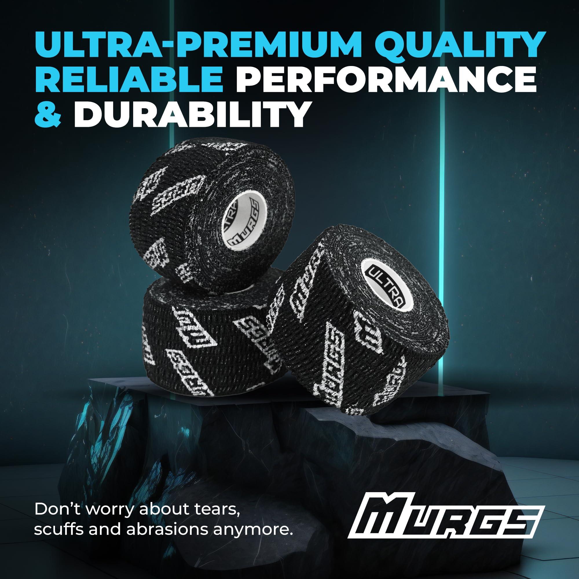 Murgs Murgs Weightlifting Thumb Tape Ultra (24m/78ft) 3X 8m Long Adhesive Weightlifting Tape, 100% Rayon Cotton Athletic Tape - Sports Tape for Gymnastics Fitness WOD - Crossfit Tape for Hands Protection