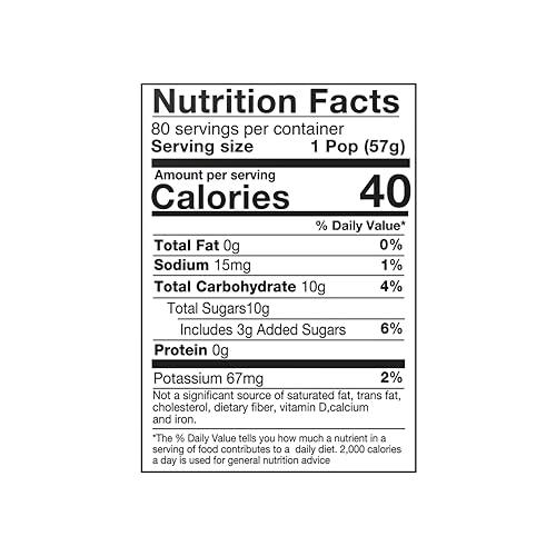 Otter Pops Otter Pops Freezer Ice Bars, 100% Fruit Juice Ice Pops, Original Flavors (80ct 2oz) (Pack of 2)