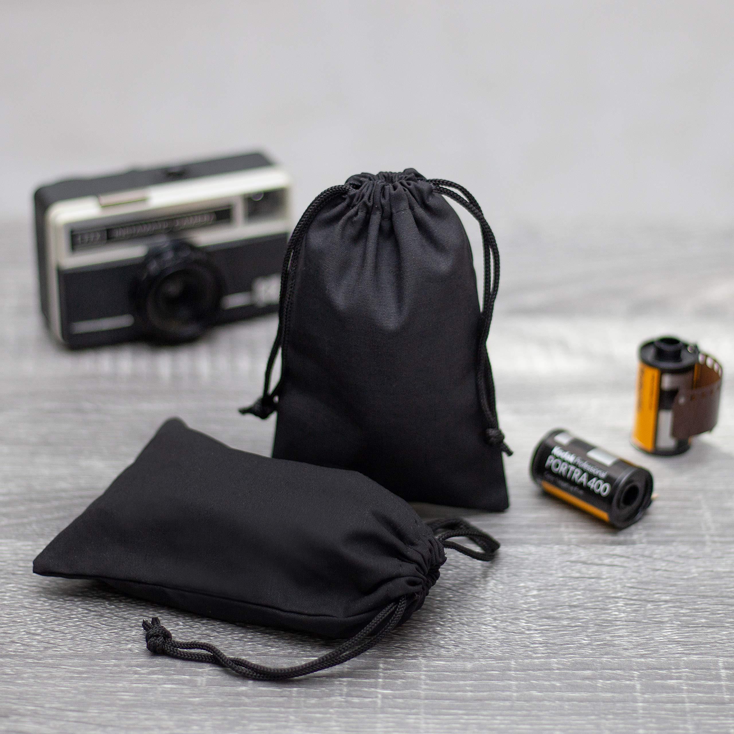 DR Drawstring Bags 12-Pack For Storage Pantry Gifts (4 x 6 inch - 12 pack)