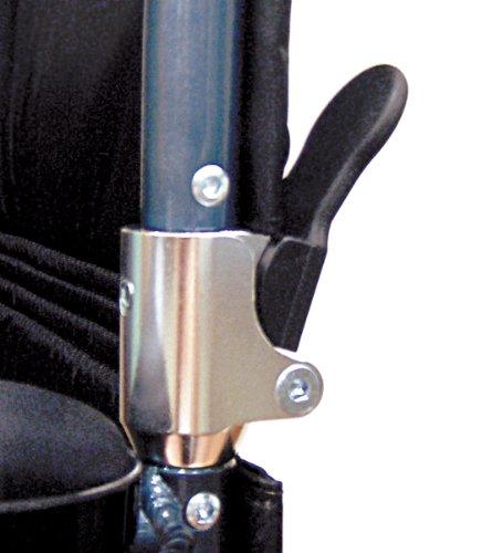 Drive Medical Drive Medical Flyweight Lightweight Transport Wheelchair with Removable Wheels, Red