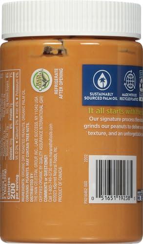 MARANATHA Maranatha Organic No-Stir Creamy Peanut Butter Spread, No Sugar or Salt Added, 16 Ounce (Pack of 2)