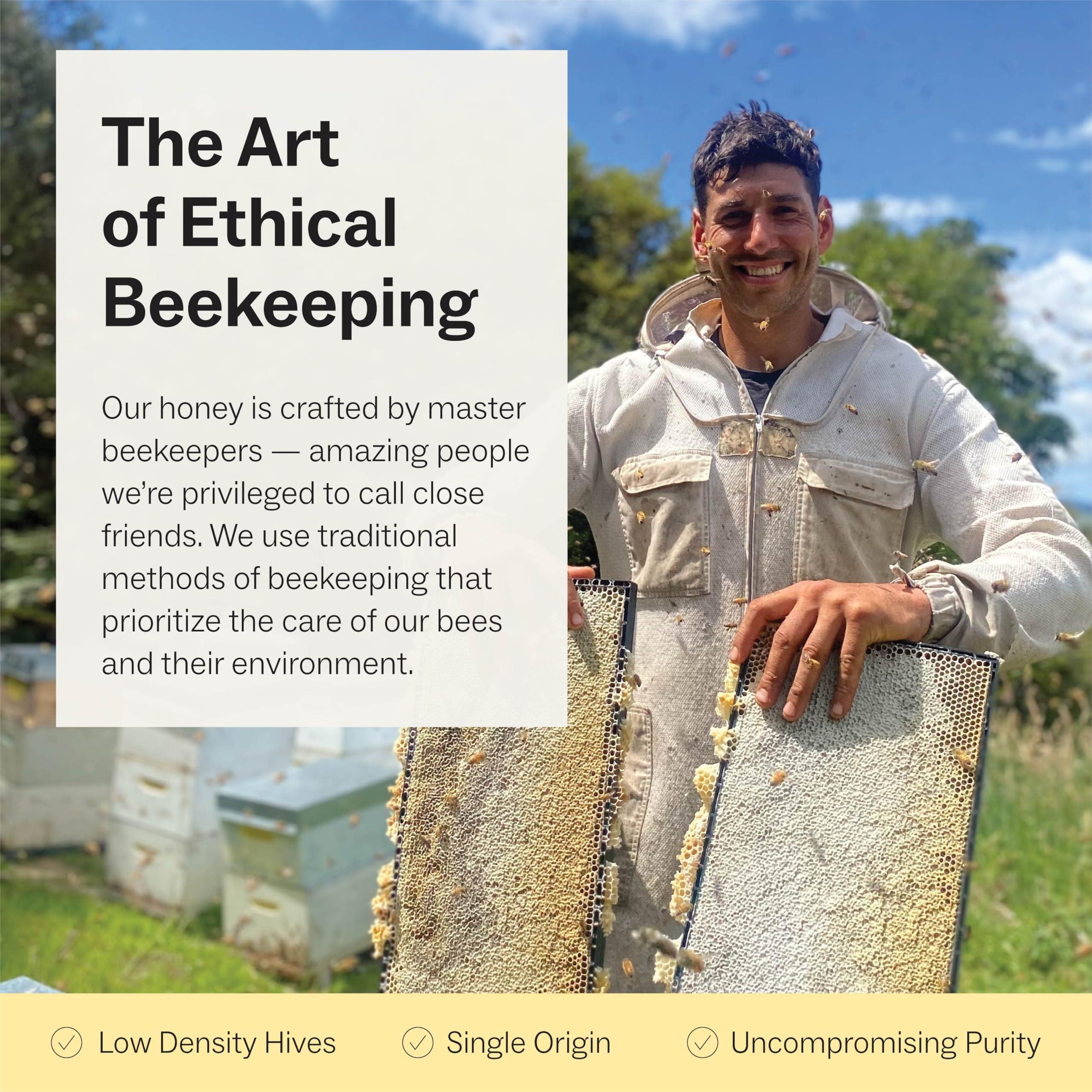 Manukora Manukora Raw Manuka Honey, MGO 50+, New Zealand Honey, Non-GMO, Traceable from Hive to Hand, Daily Wellness Support - 250g (8.82 Oz)