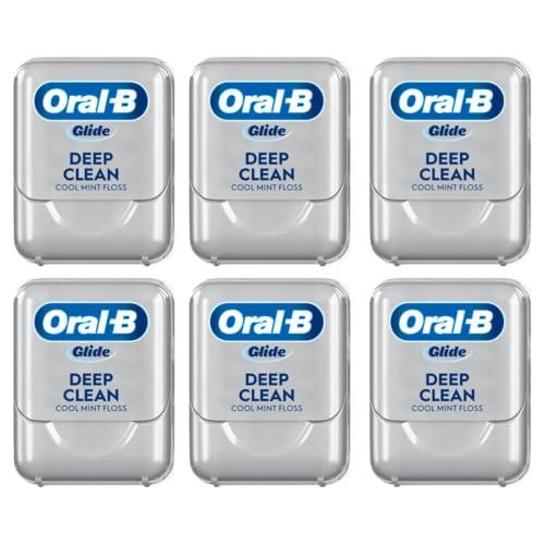 Oral-B Oral-B Glide Cool Mint Deep Clean Floss, 6 Count, Glide Dental Floss