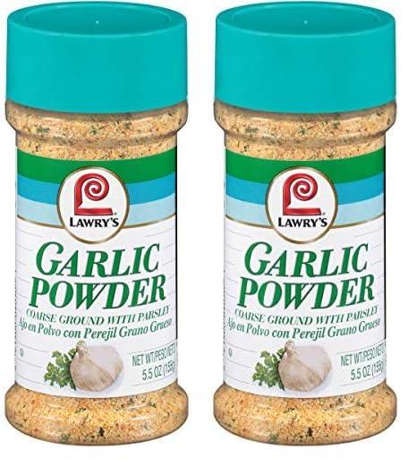 Lawry\'s Lawry\'s Coarse Ground with Parsley Garlic Powder, 5.5 oz (Pack of 2)