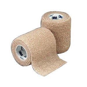 3M Coban Non-Sterile Self-Adherent Wrap 6" x 5 yds., Tan