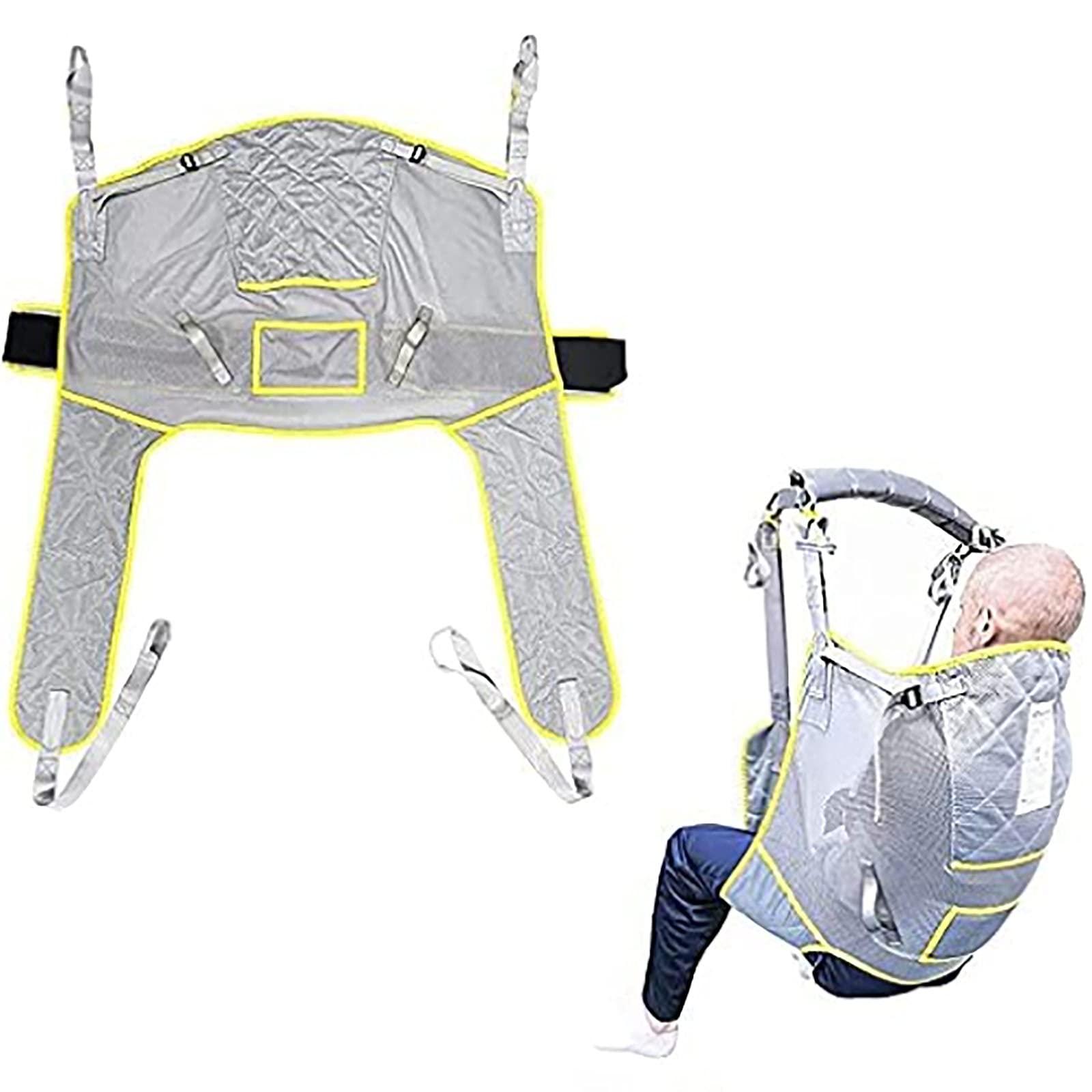 YXJPP Toileting Hoist Sling, Whole Body Patient Lift Sling, Bath Shower Paralyzed Disabled Elderly Universal Sling