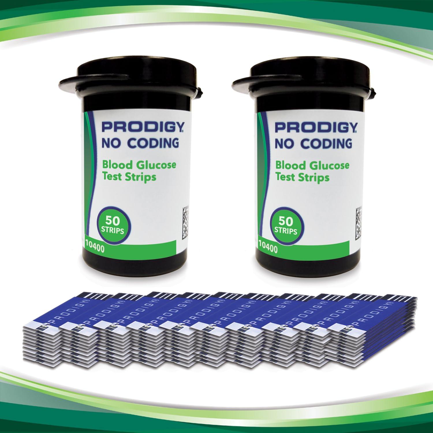 PRODIGY PRODIGY 100ct Test Strips with AutoCode Talking Meter Starter Kit