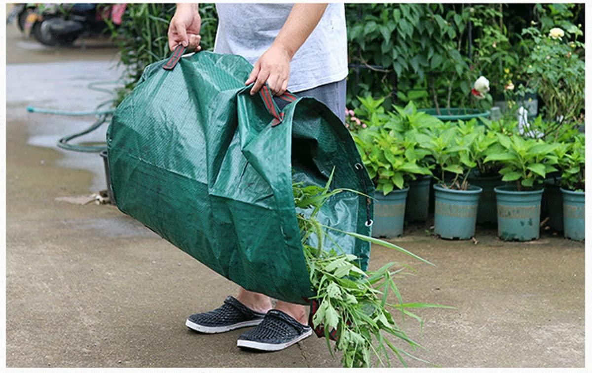 CCLONGTT CCLONGTT Camping Trash Can Lawn Garden Bags Leaf Bags Large Yard Dustpan Reusable Yard Waste Bags 32/72/80/105/132 Gallons Lawn Debris Leaf Bags Recycling Bag 4 Handles (Color : 2pcs, Size : 500L)