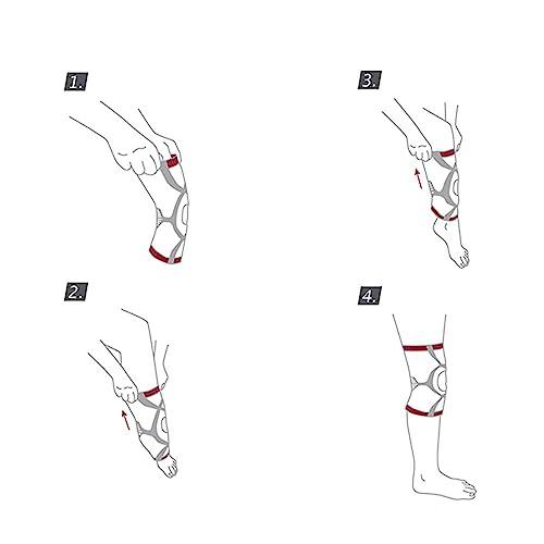 Actimove Actimove Professional GenuMotion Knee Brace | Left & Right Compatible Knee Support for Meniscus Tear, Pain, ACL, MCL, Arthritis, Injury Recovery | Men & Women, White, X-Small