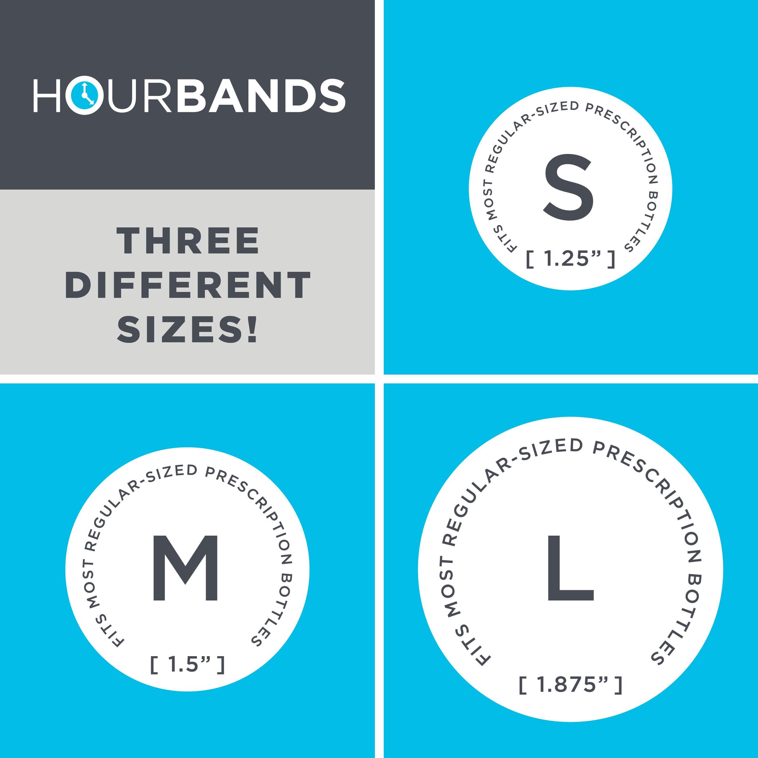 Hourbands Hourbands Hourly Medication Reminder (50 Pack Small)