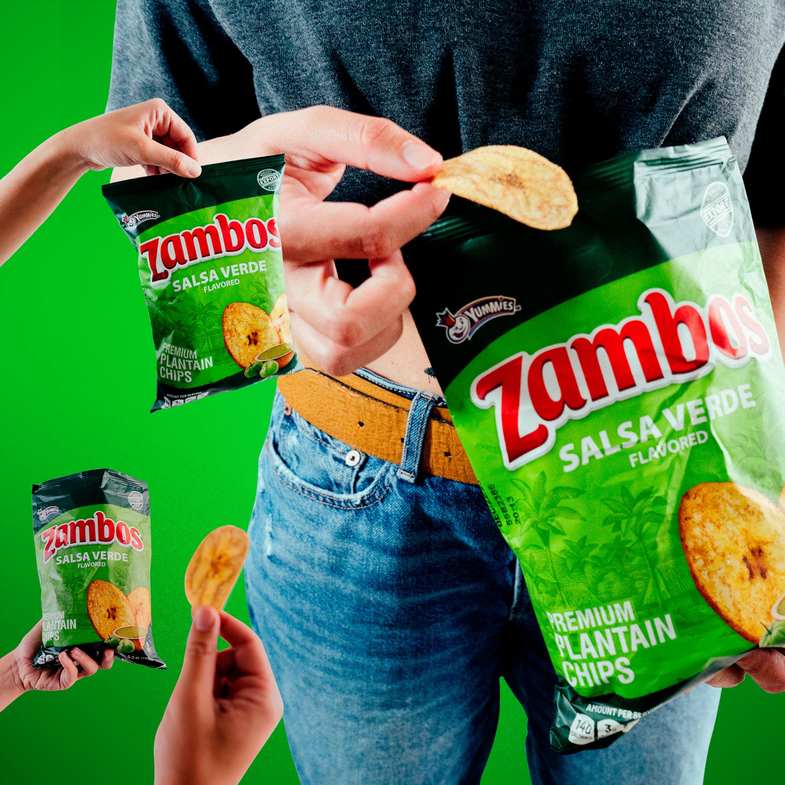 Zambos Zambos Plantain Chips Salsa Verde (Pack of 1)