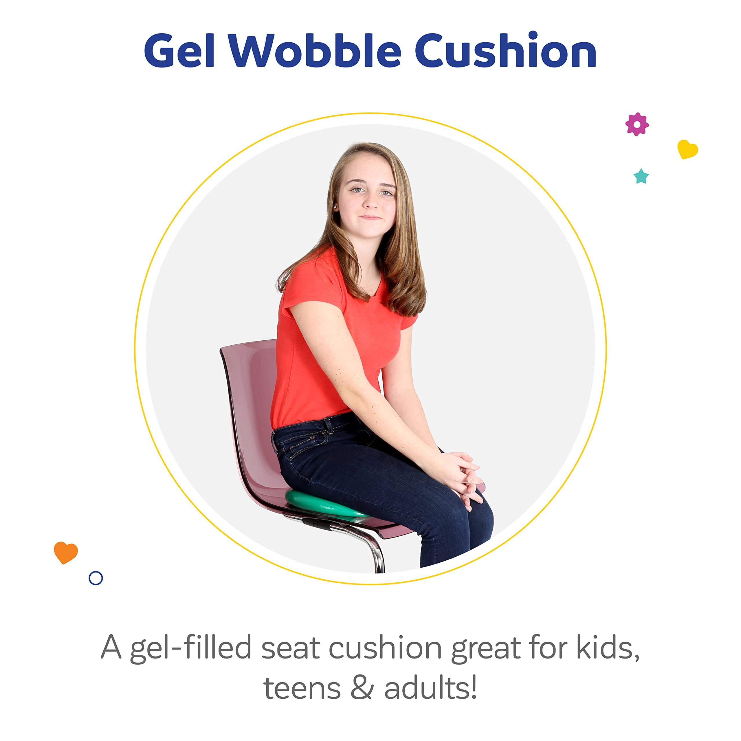 Fun and Function Fun & Function - Gel Wobble Cushion - Wiggle Seat for Sensory Kids - Wobble Chair Cushion for Home or Classroom - Flexible Seating Sensory Seat - Wobble Disc for Ages 3+