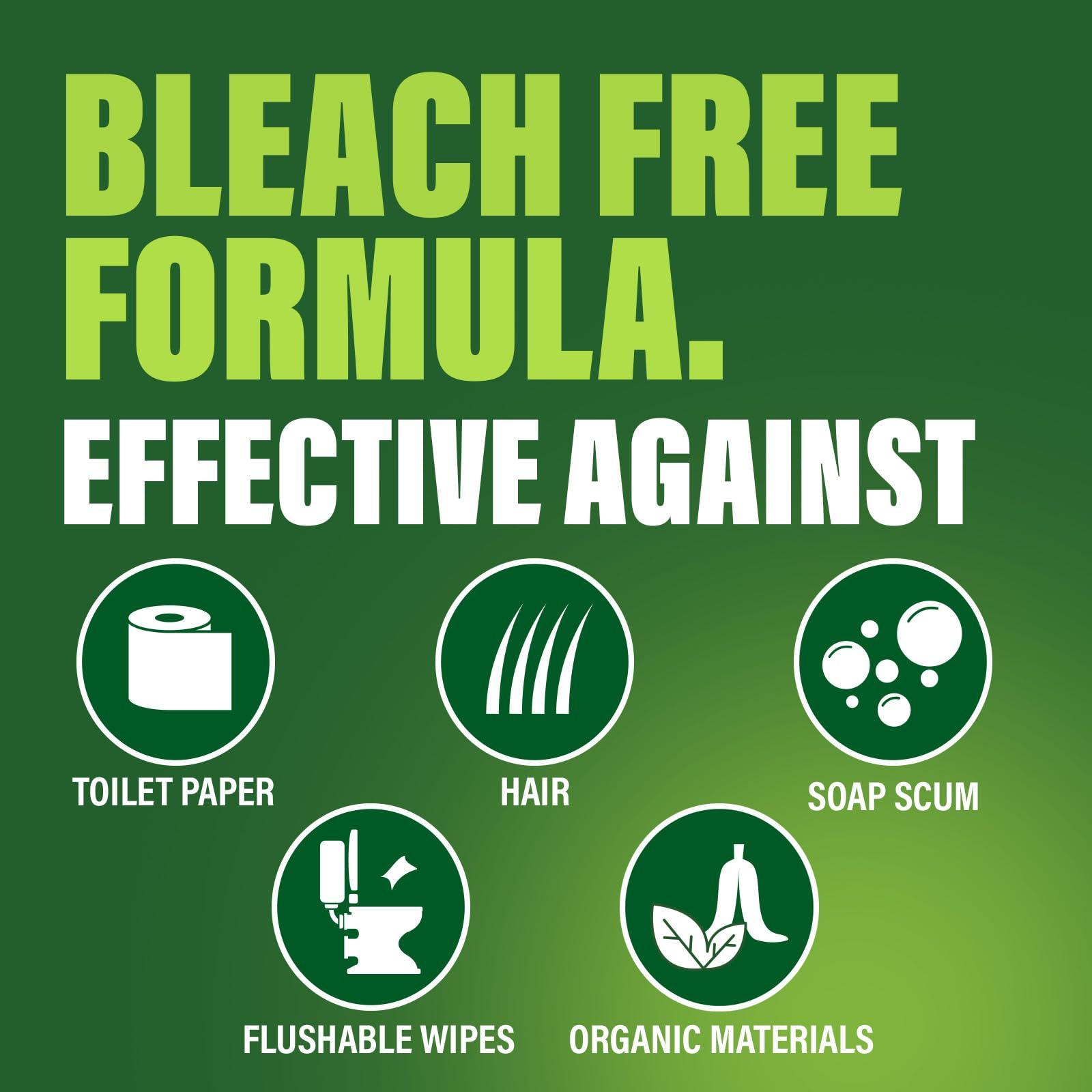 Green Gobbler Green Gobbler Drain Clog Remover & Drain Cleaner Powder, 20+ Treatments, Maintenance Breaks Down Grease, Paper, Fat & Oil, Septic Safe