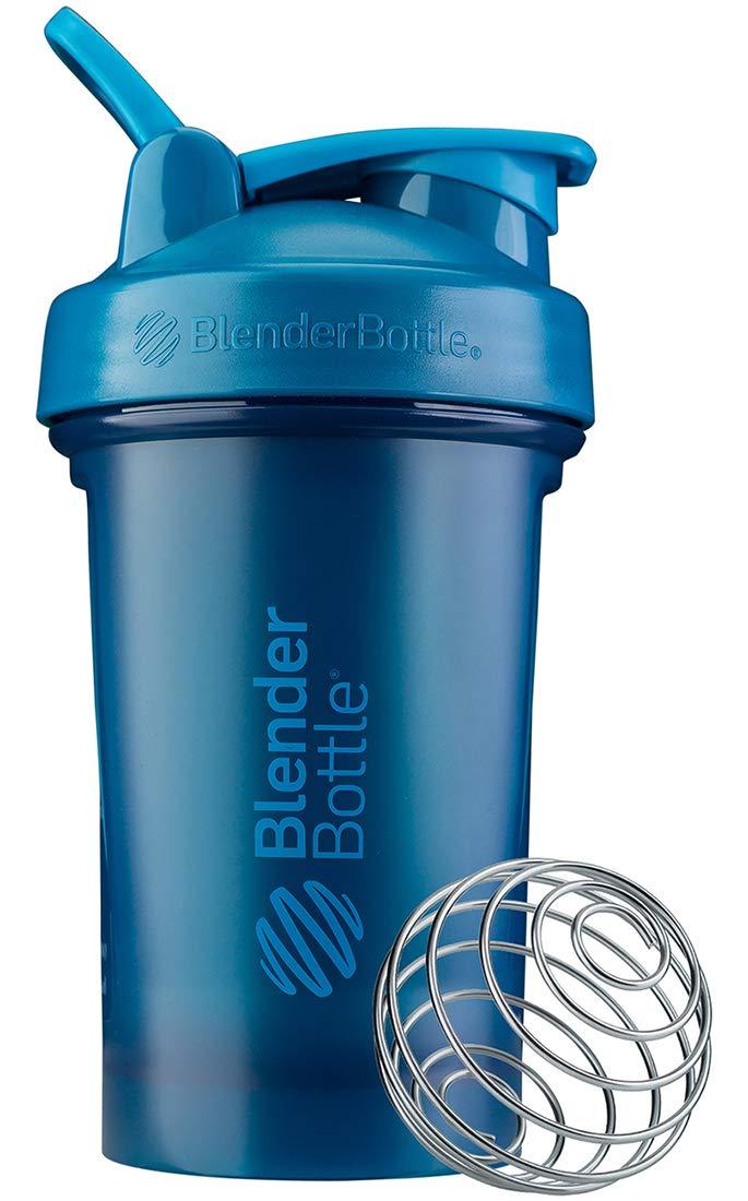 BlenderBottle BlenderBottle Classic V2 20-Ounce Shaker Bottle Bundle, Ocean Blue and Light Pink