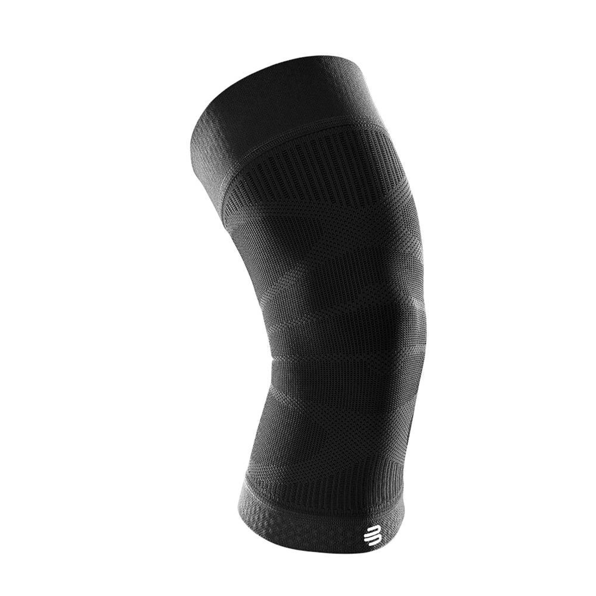 BAUERFEIND Bauerfeind Sports Compression Knee Support - Lightweight Design with Gripping Zones for Knee Pain Relief & Performance, Black, Size M