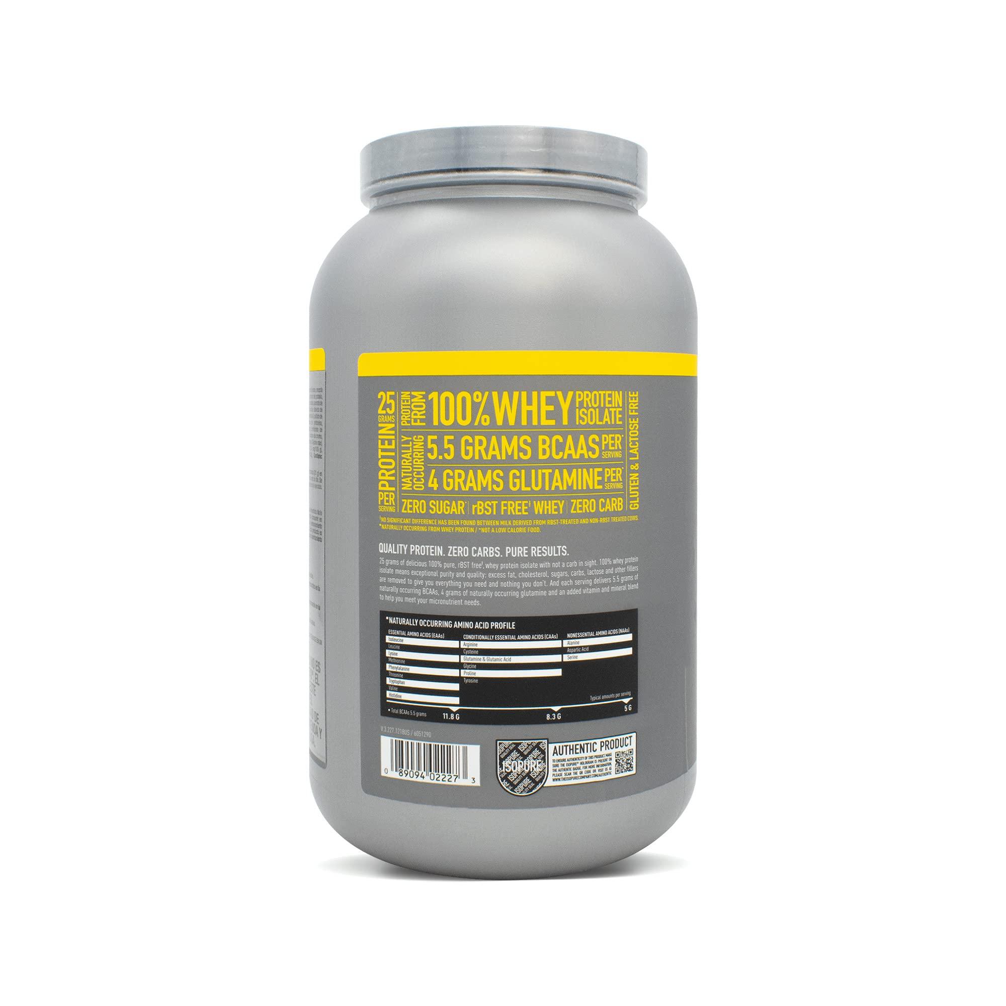 Isopure Nature'S Best Isopure Banana Cream (Zero Carb), 3-Pound Tub