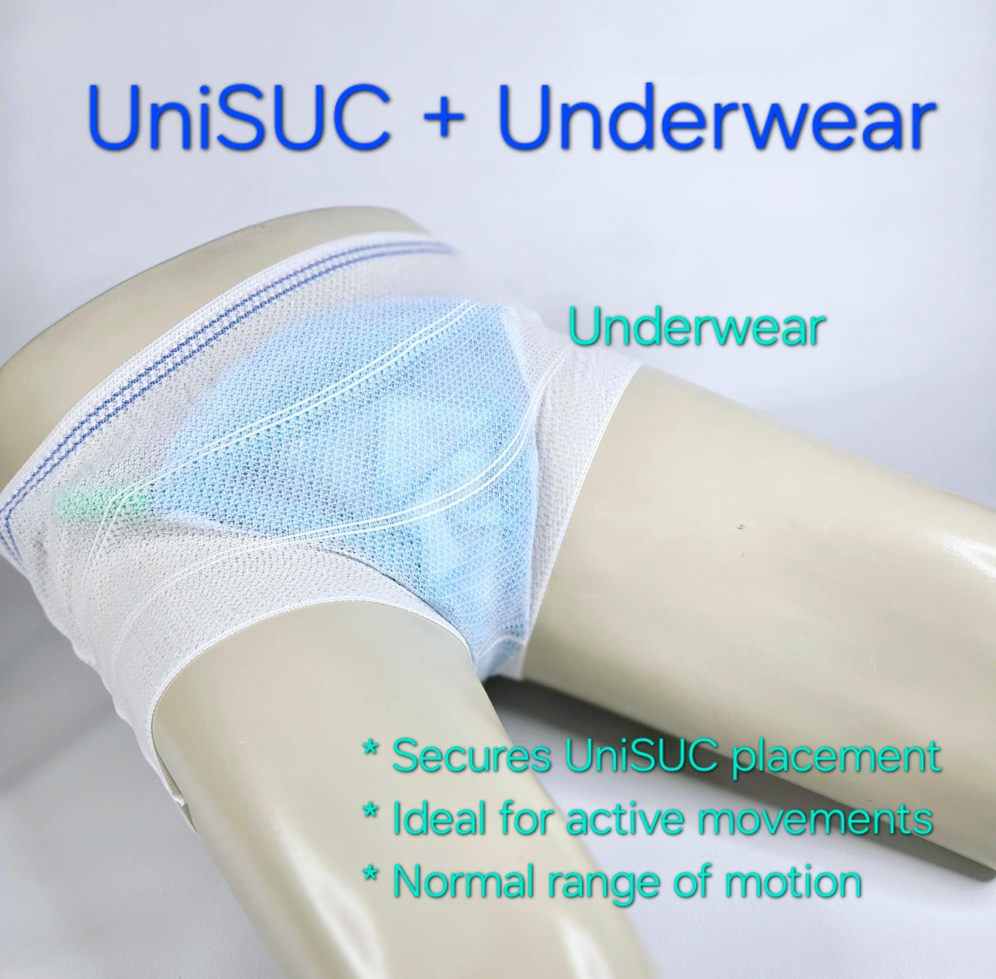 UniSUC UniSUC Unisex Urinary Catheter Starter Kit Siphoning System Adult Personal Care Disposable Liners Reusable Frame - Keeping You Dry All Night - External Catheter