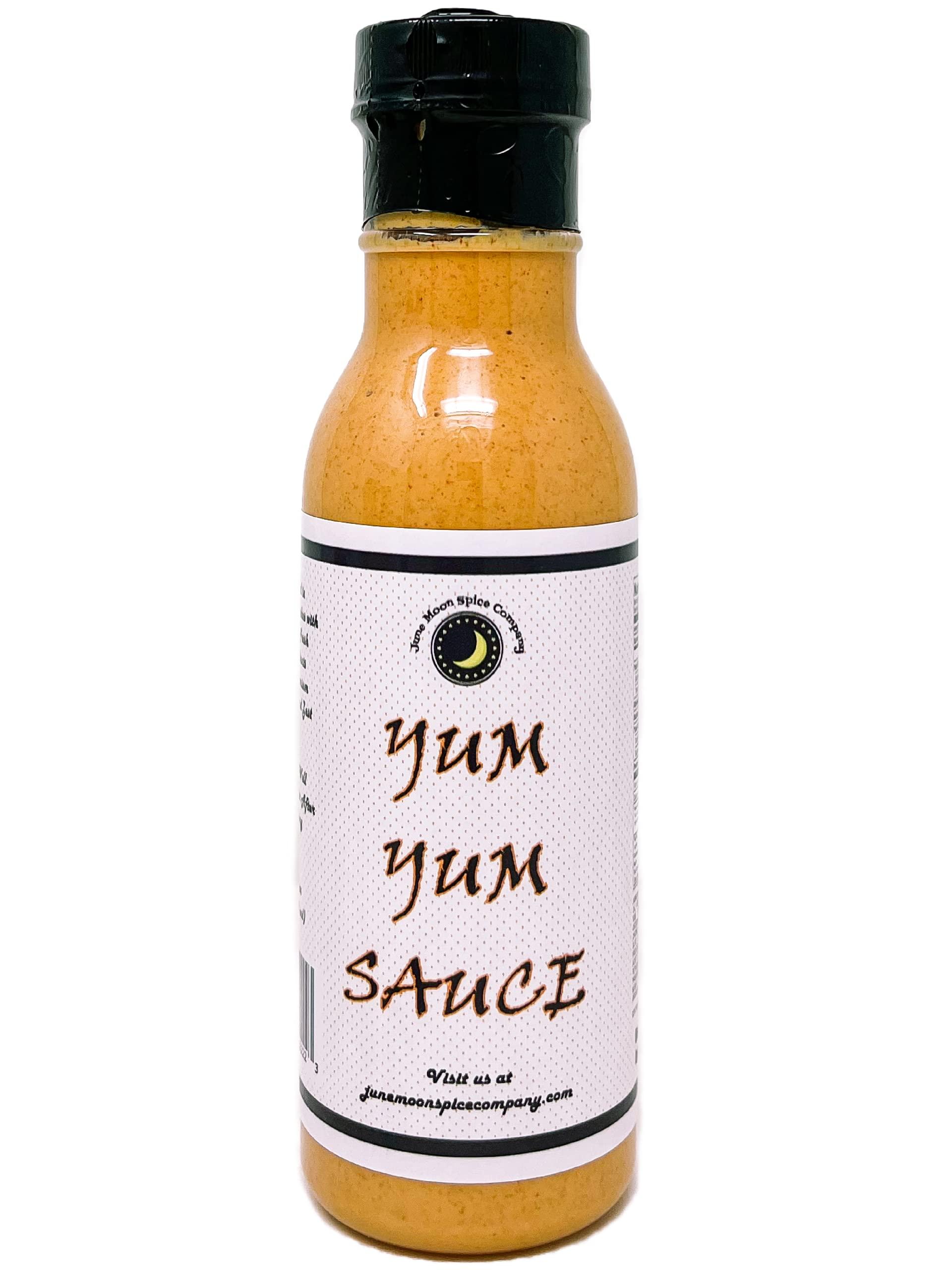 June Moon Spice Company Asian Sauce Variety 2 Pack | Yum Yum Sauce | Thai Peanut Sauce | 2 Count | 12 Fluid Ounce Bottles with Flavor Lock Caps | Crafted in Small Batches | Premium | Flavorful Asian Sauce Combo 2-Pack Bring the Taste of Asia to Your Table!