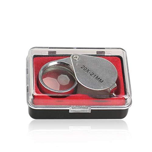 FLaig FLaig Magnifying glassMini 20X-21 mm Loupe Magnifier Magnifying Triplet Jewelers Eye Glass Jewelry Diamond Magnifying Glass Magnifying (Color : 20 X 21mm)