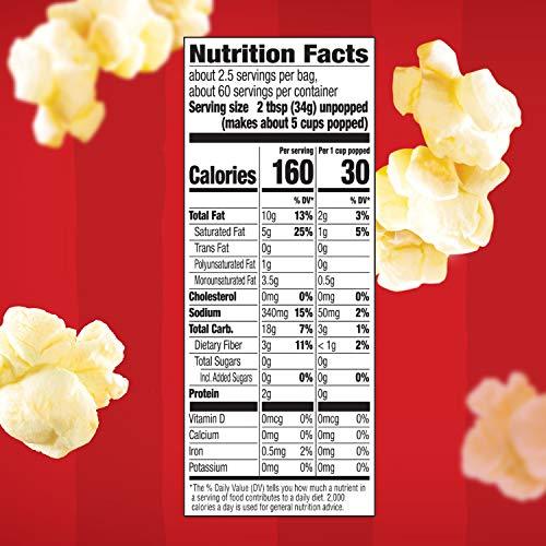 Orville Redenbacher's Orville Redenbacher\'s Movie Theater Butter Microwave Popcorn, 3.29 Ounce Classic Bag, 24-Count