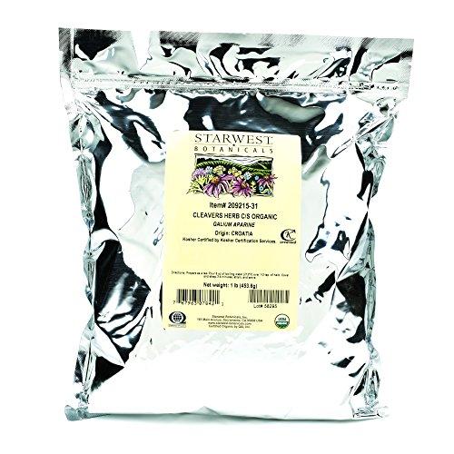 Starwest Botanicals Starwest Botanicals Organic Cleavers Herb C/S, 1 Pound
