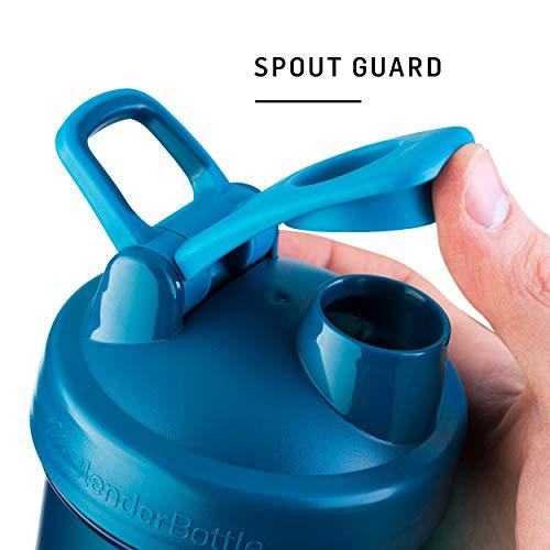 BlenderBottle BlenderBottle Classic V2 Shaker Bottle Perfect for Protein Shakes and Pre Workout, 45-Ounce, Ocean Blue
