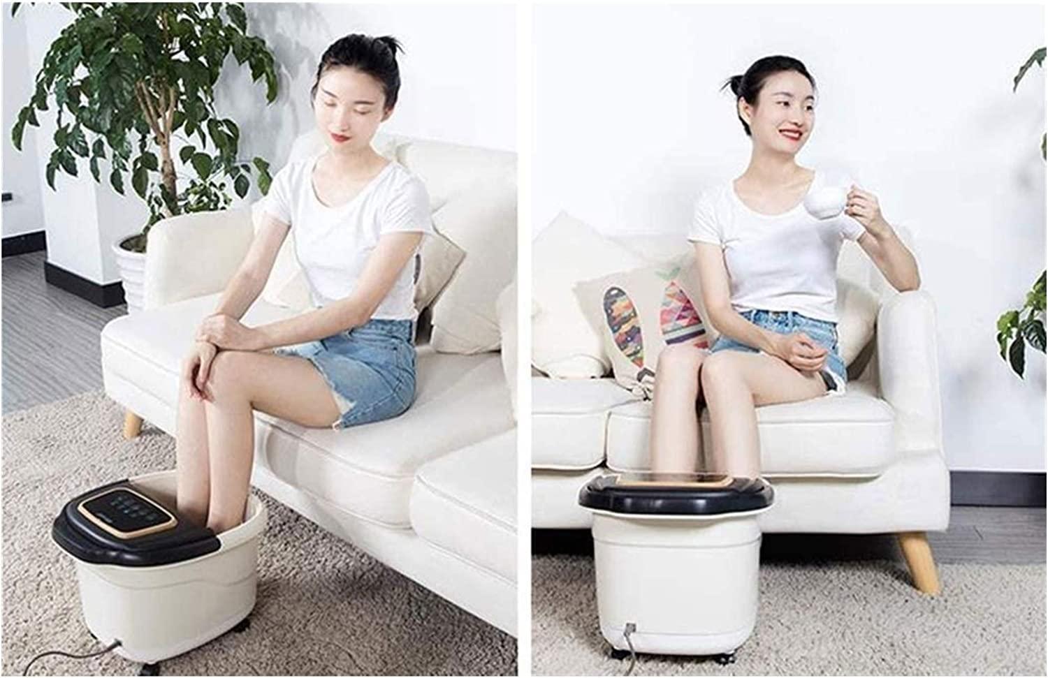 ELORES ELORES Foot Spa Bath Massager with Heat - Feet Soaking Tub Features 8 Shiatsu Massage Rollers, Rotting Callus Remover, Adjustable Time & Temperature - Stress Relief for Fatigue and Tired Feet