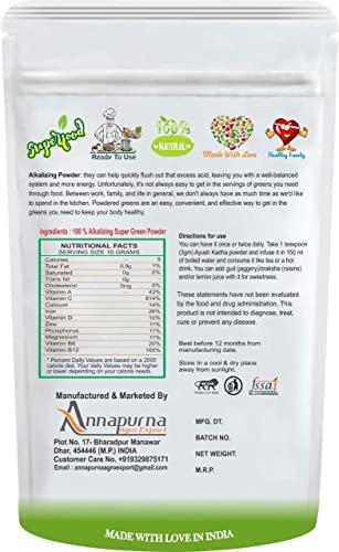 BETT BETT Alkalizing Super Greens | Natural Vitamins and Minerals | Rich in Antioxidants - 200 GM by B Naturall.