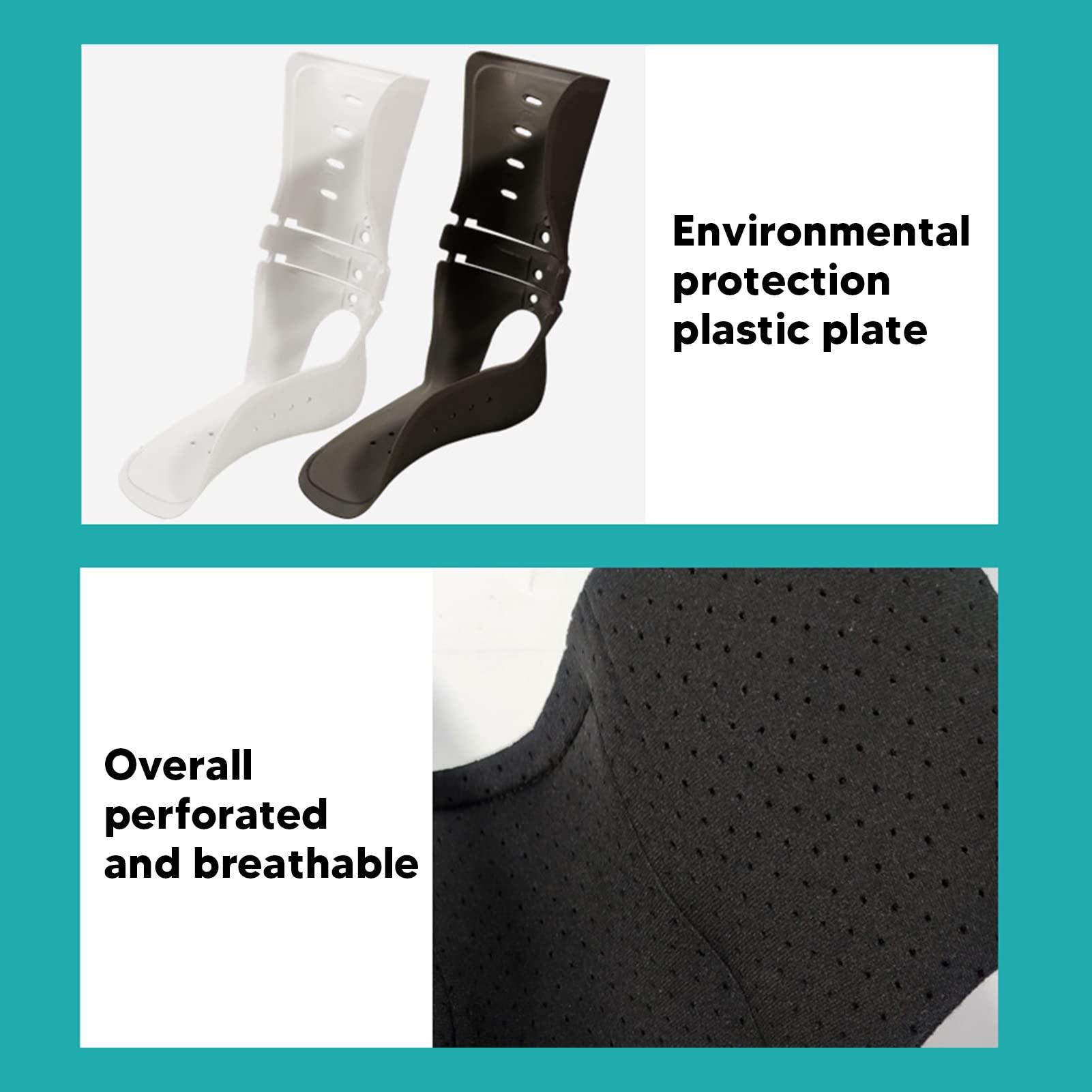 HEITIGN Foot Splint Dual Use Foot Straightener Foot Support Braces Broken and Foot Splints Foot Brace for Arthritis Pain Reduce Ankle Fixation Brace Support for Gym (Right Foot L/XL)