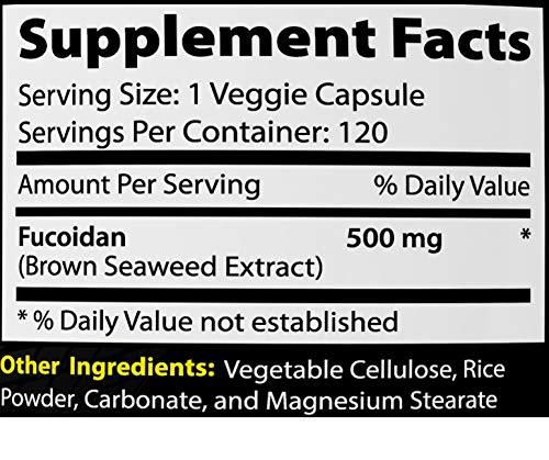 Absonutrix Absonutrix Fucoidan Pure-brown seaweed extract laminaria Japonica cell immunity (120 capsules)