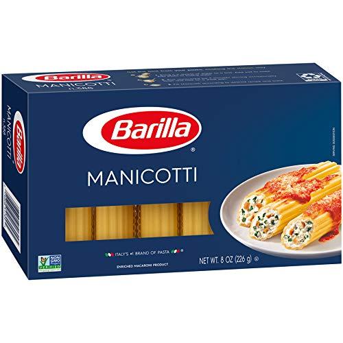 Barilla Barilla Pasta, Manicotti, 8 Ounce (Pack of 4)