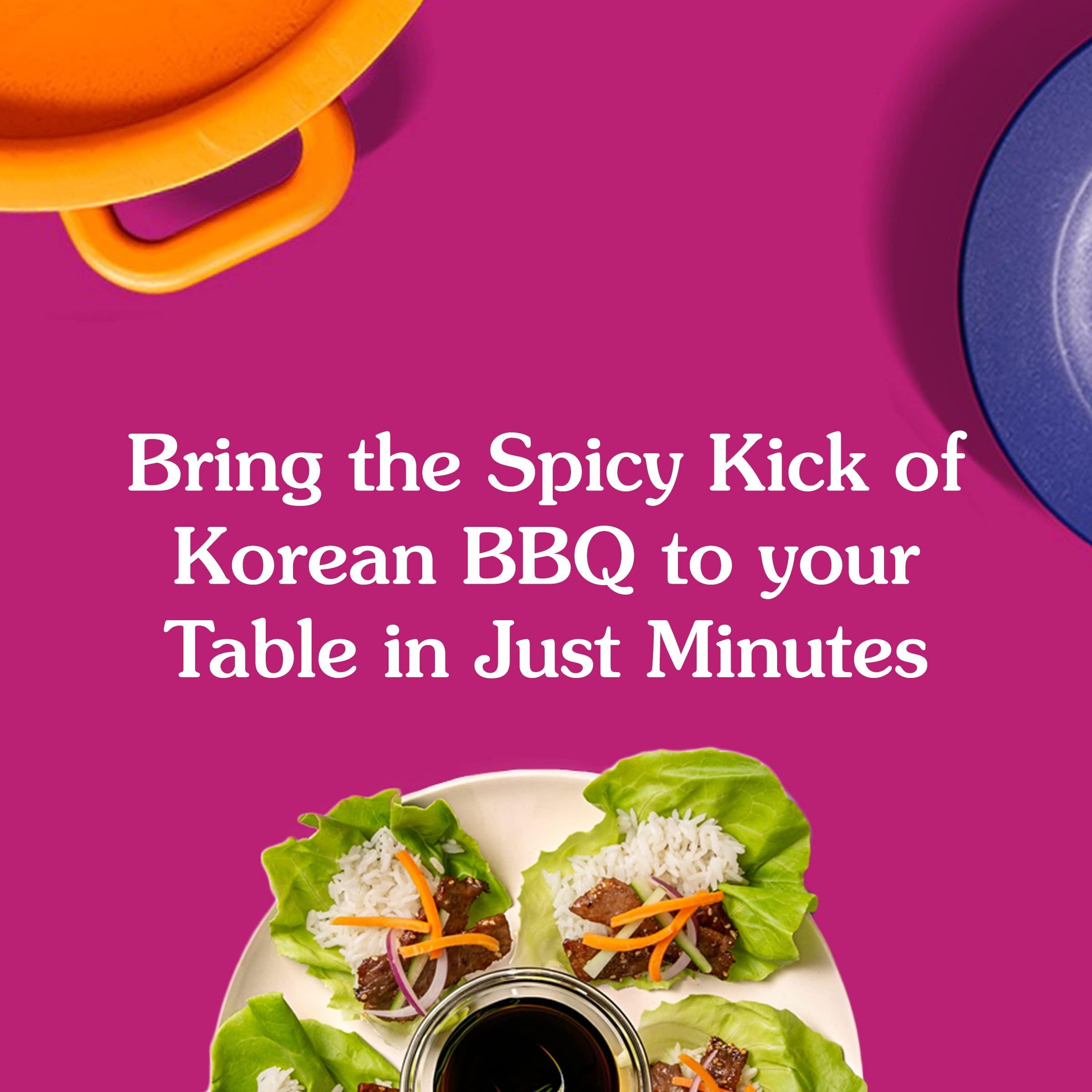 BEN'S ORIGINAL BEN'S ORIGINAL Ready Rice Korean BBQ Flavored Rice, Easy Dinner Side, 8.5 OZ Pouch (Pack of 12)